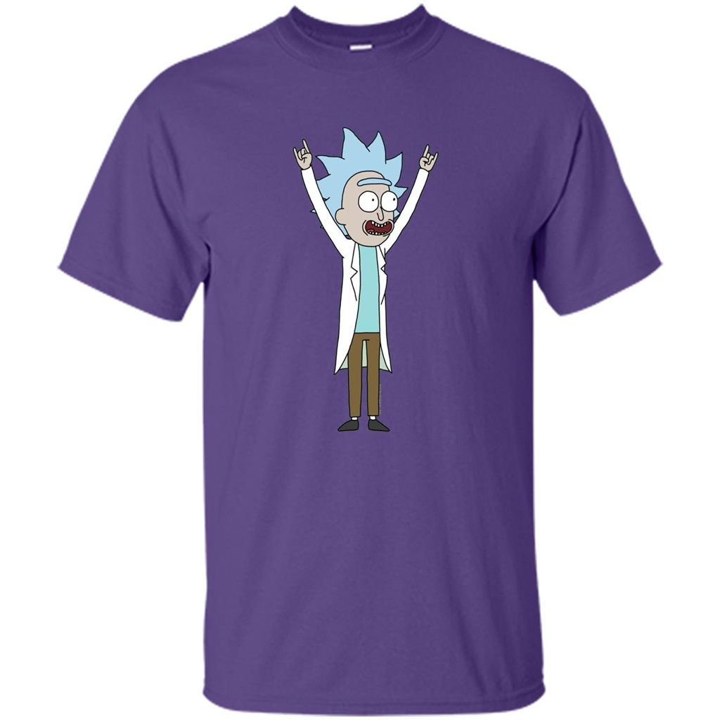 Movie Lover. Tiny Rick T-shirt Purple