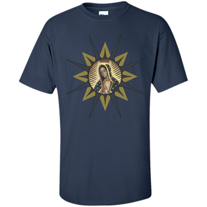 Virgen de Guadalupe T-shirt Navy