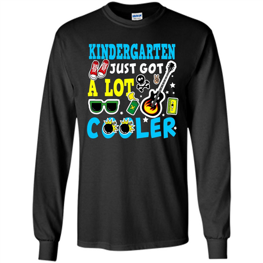 Kindergarten T-shirt Kindergarten Just Got A Lot Cooler Black