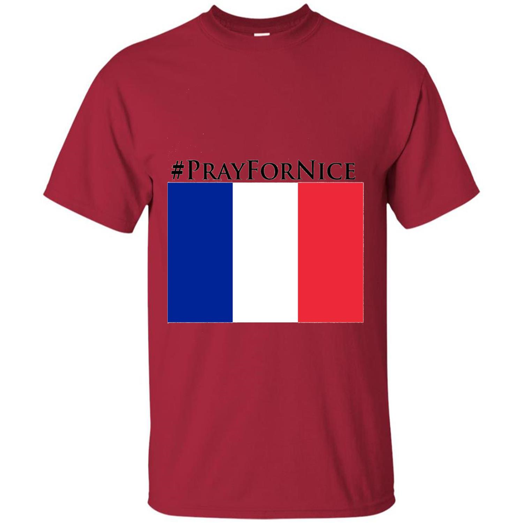 Pray For Nice T-shirt Cardinal