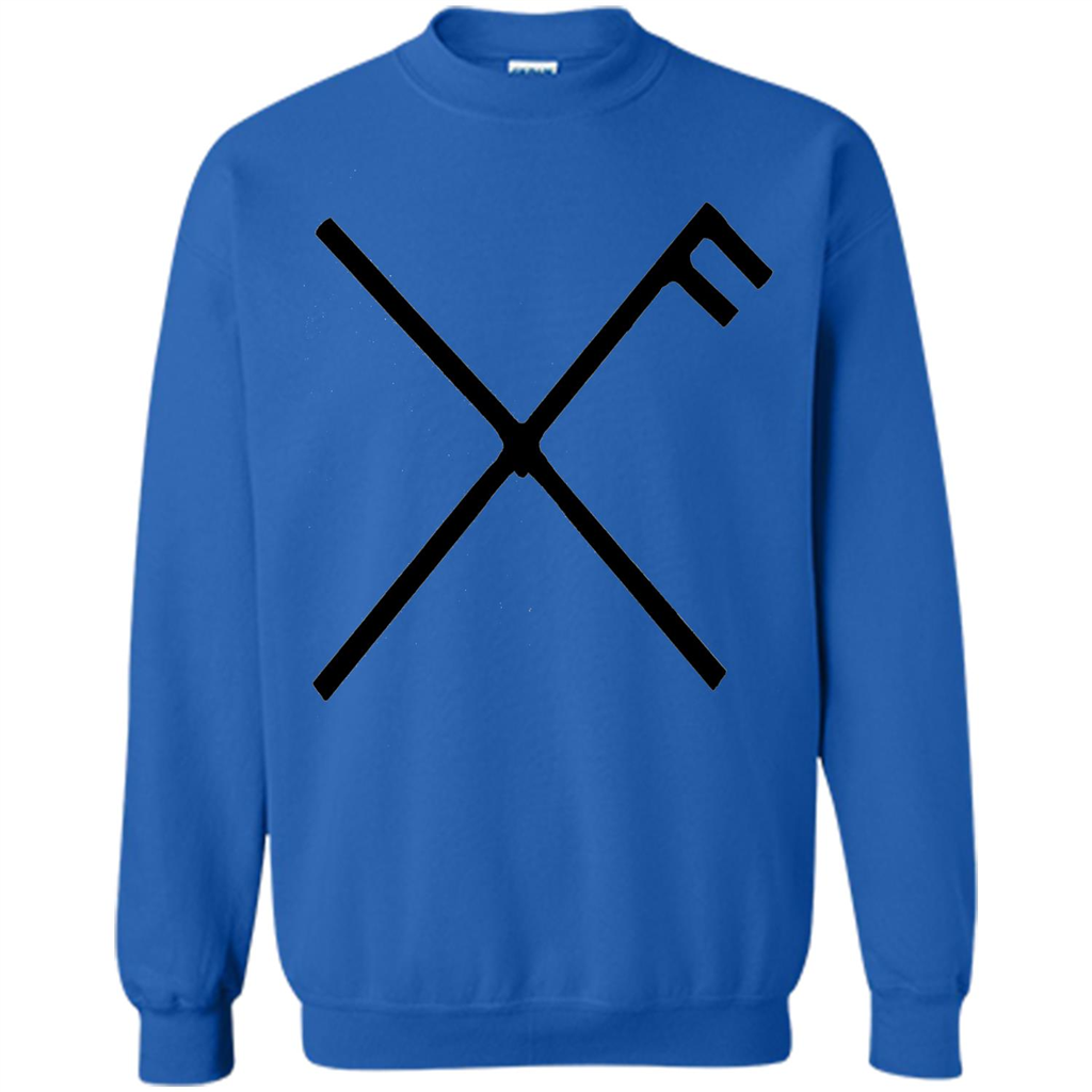 Gibu Auja T-Shirt Norse Viking Good Luck Symbol Odin Thor Royal