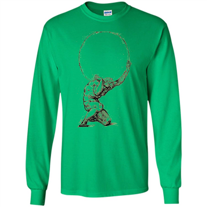 Atlas Greek Mythology Greece T-Shirt Irish Green