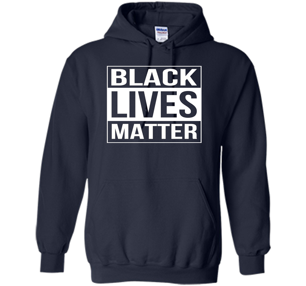 Black Lives Matter Political Protest T-Shirt shirt Navy