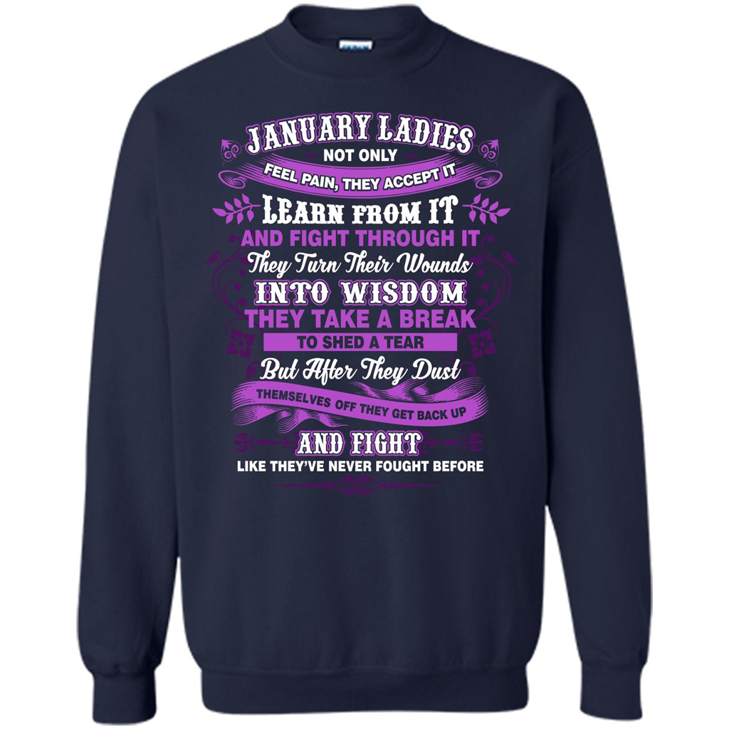 January Ladies T-shirt January Lady Facts