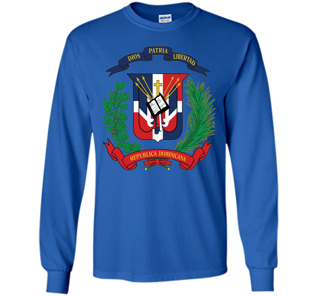 Dominican Republic Coat Of Arms T Shirt National Emblem cool shirt Royal