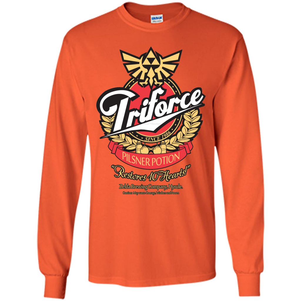 Special Potion Triforce Pilsner Potion T-shirt Orange