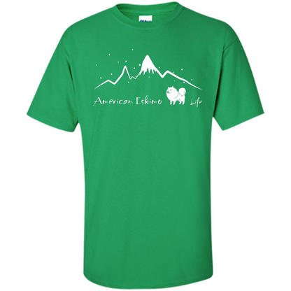 Chu chu dog T-Shirt American Eskimo Life Irish Green
