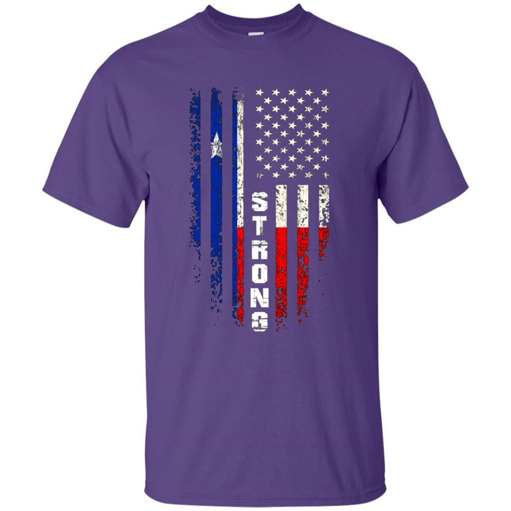 Texas Strong T-shirt Hurricane Harvey 2017 T-shirt Purple