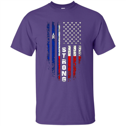 Texas Strong T-shirt Hurricane Harvey 2017 T-shirt Purple