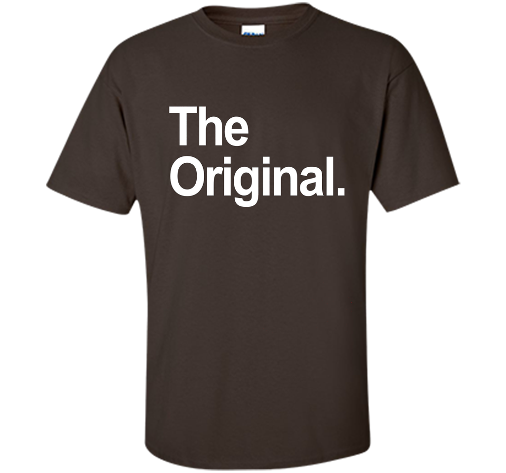 The Original - The Remix Funny Family Matching Shirts cool shirt Dark Chocolate