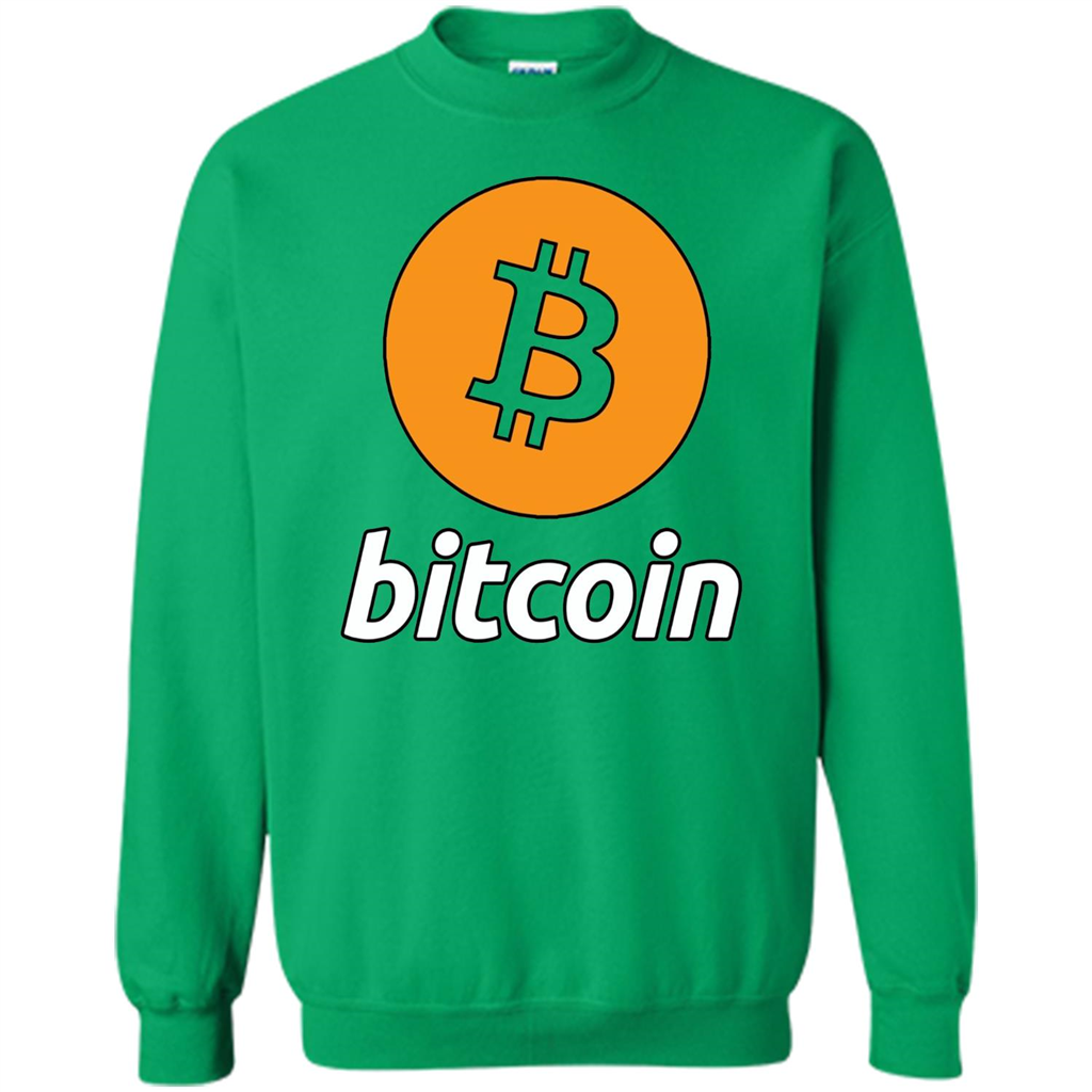 Bitcoin Logo Cryptocurrency BTC T-shirt Irish Green