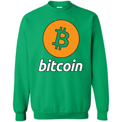 Bitcoin Logo Cryptocurrency BTC T-shirt Irish Green