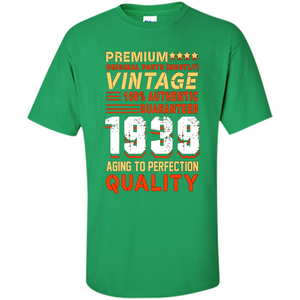 Funny Birthday T-shirt Vintage 1939