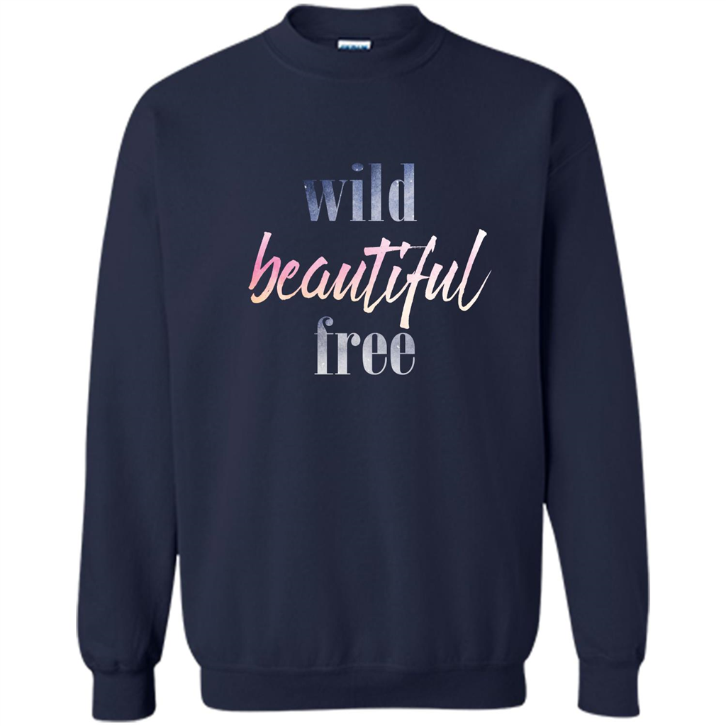 Wild Beautiful Free T-shirt Navy