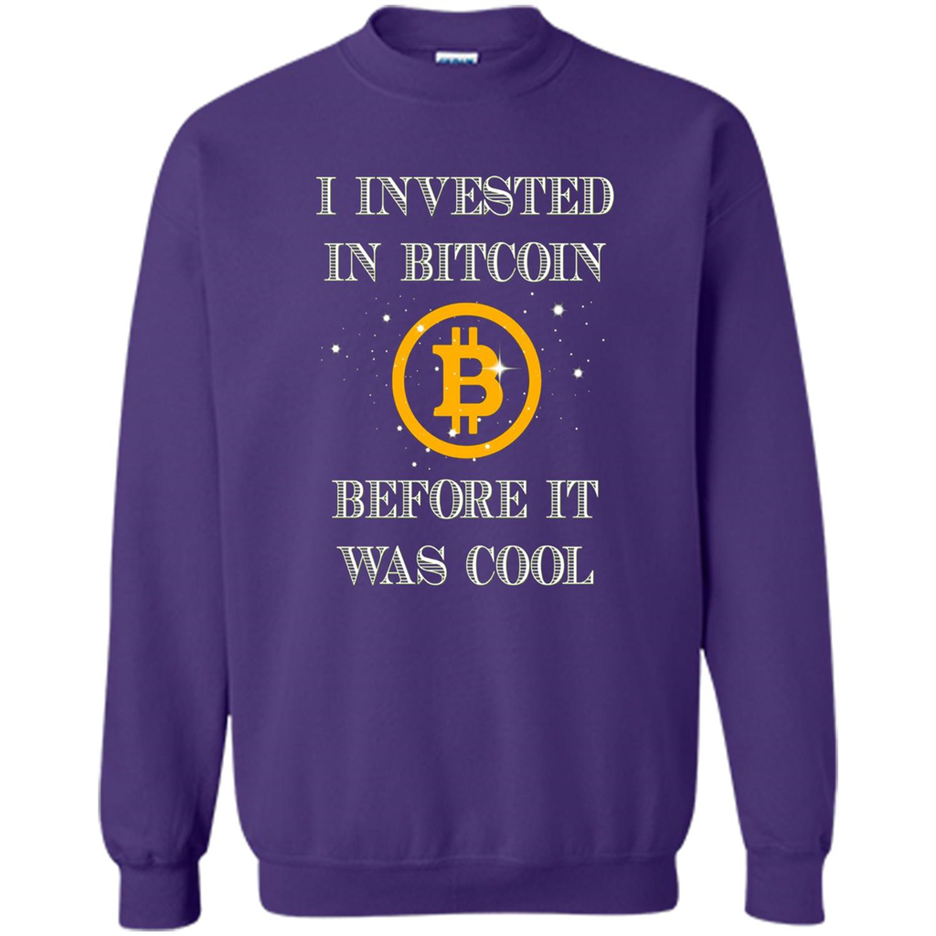 I Invested In Bitcoin Before It Was Cool T-shirt Orange