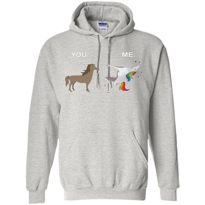 Cute Unicorn You And Me T-shirt Ash