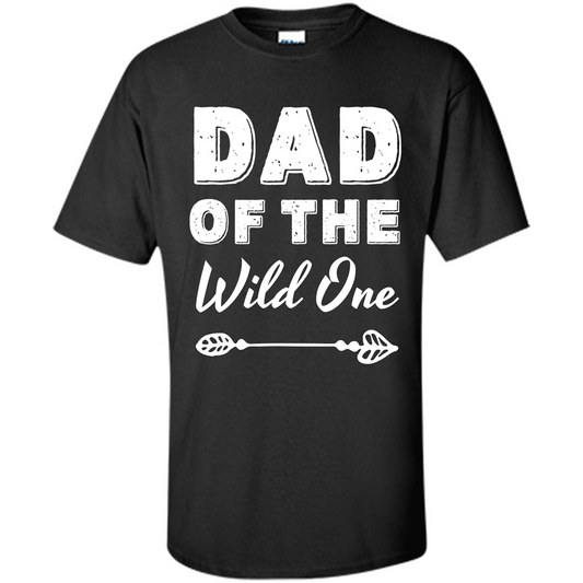 Dad Of The Wild One T-shirt Black