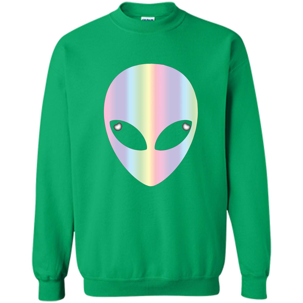 Alien Head T-shirt Irish Green