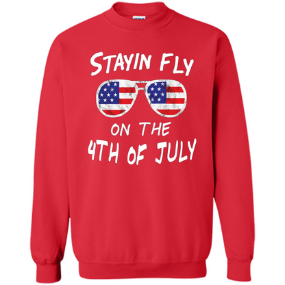 Independence Day T-shirt Stayin Fly On The 4th Of July Red