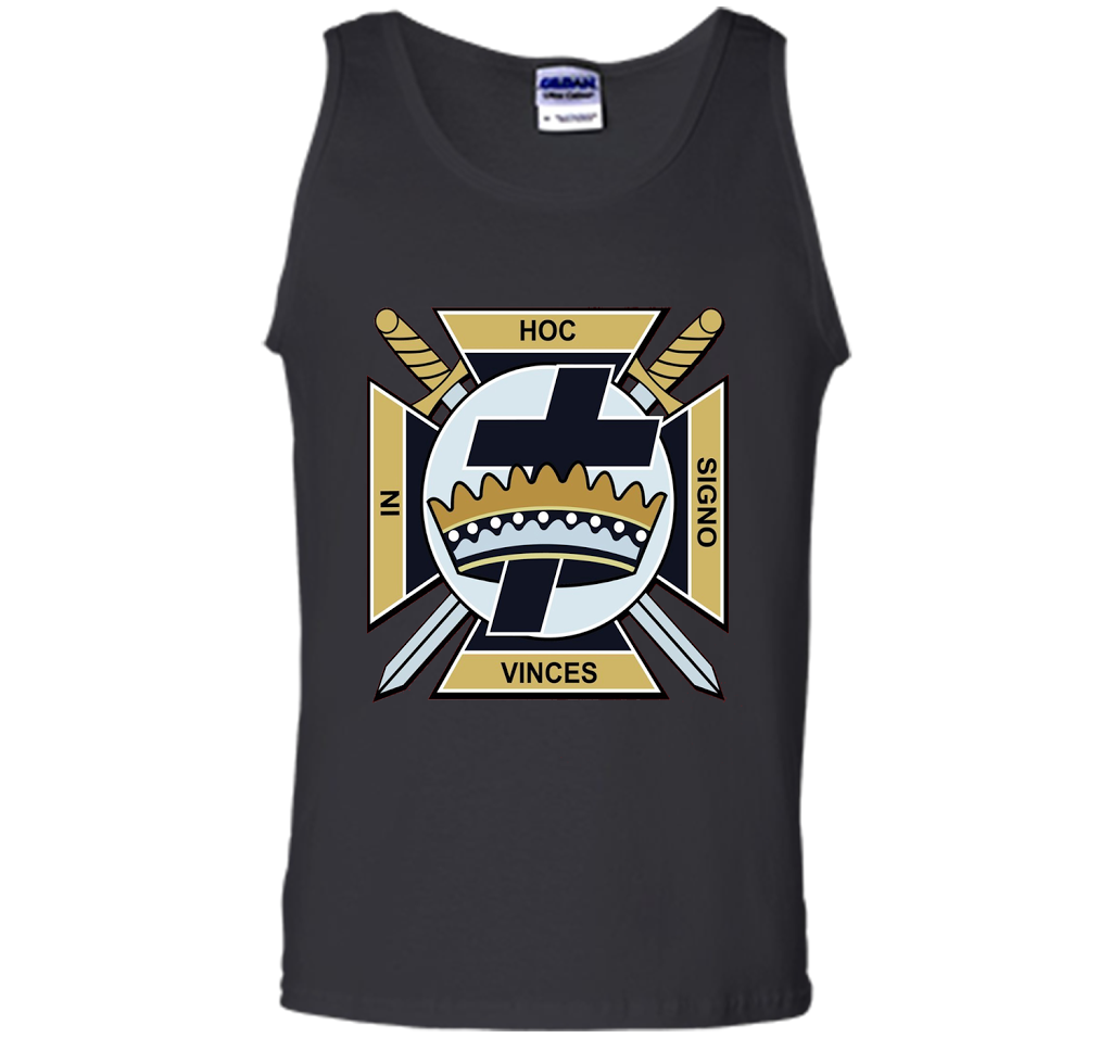 Mens Knights Templar T Shirt Masonic Tee shirt Black