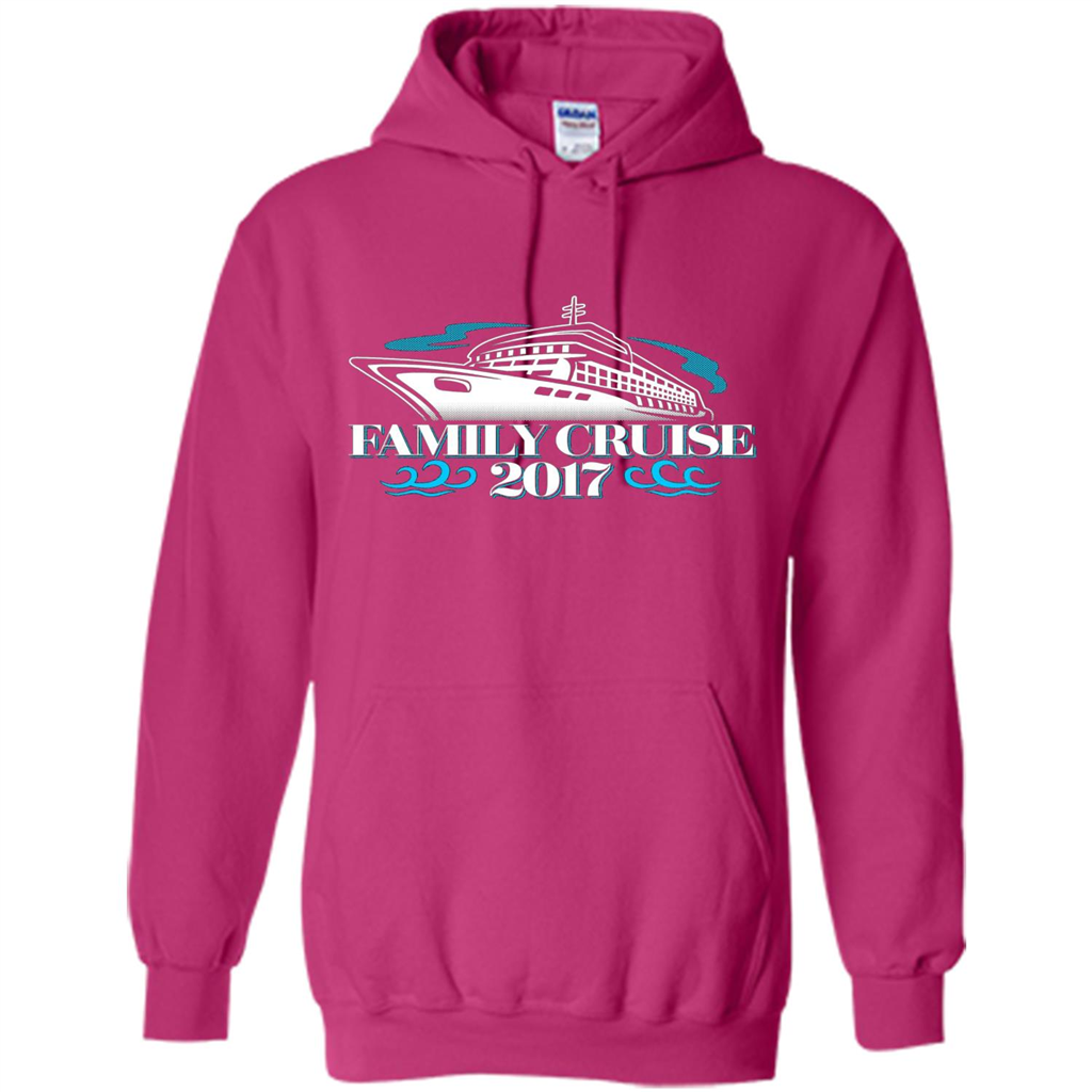Family Cruise 2017 Vacation T-shirt Heliconia
