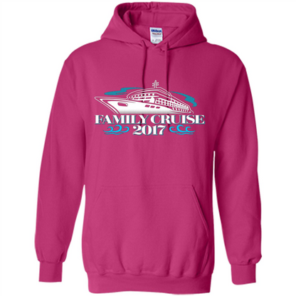 Family Cruise 2017 Vacation T-shirt Heliconia
