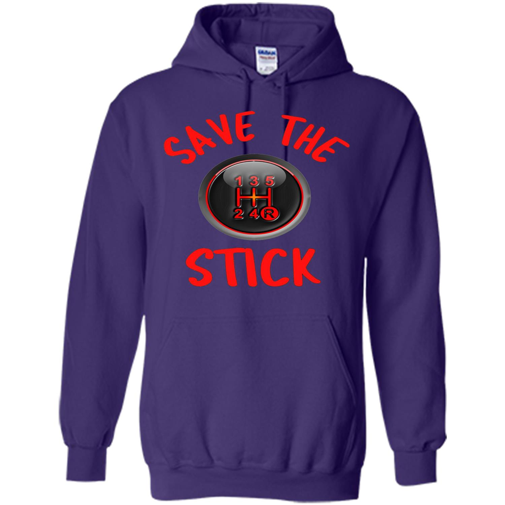 Car Racing T-Shirt Save The Stick Purple