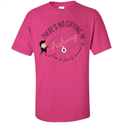 No Crying Fishing T-shirt Heliconia