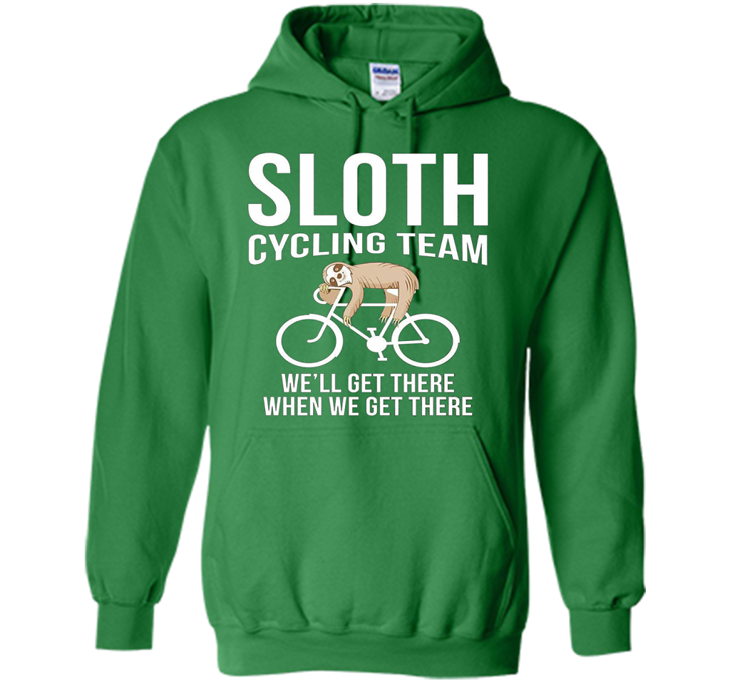 Sloth Cycling Team T-shirt Irish Green
