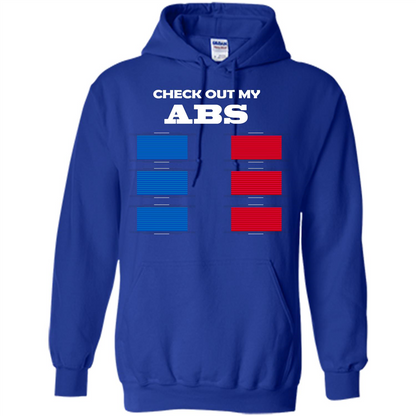 Funny Engineer T-shirt Check Out My Abs Royal
