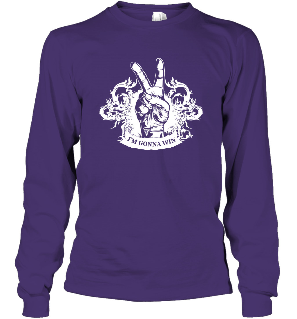 I'm Gonna Win Best Quote Shirt Long Sleeve T-Shirt Long Sleeve T-Shirt Purple