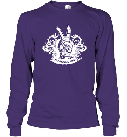 I'm Gonna Win Best Quote Shirt Long Sleeve T-Shirt Long Sleeve T-Shirt Purple