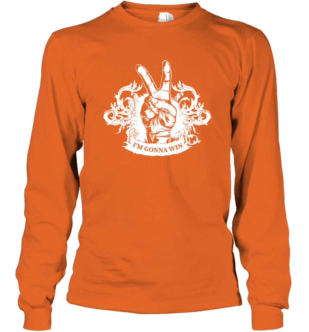 I'm Gonna Win Best Quote Shirt Long Sleeve T-Shirt Long Sleeve T-Shirt Orange