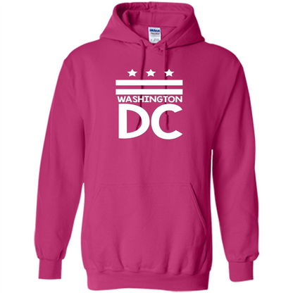 DC Flag T-shirt - Washington DC T-Shirt Heliconia