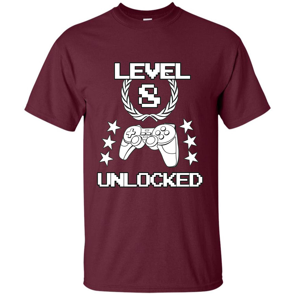 Video Game T-shirt Legendary Gamers 8th Unlocked T-shirt