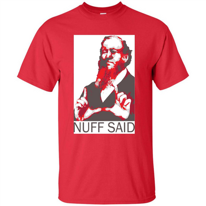 True Fan T-shirt Nuff Said Red