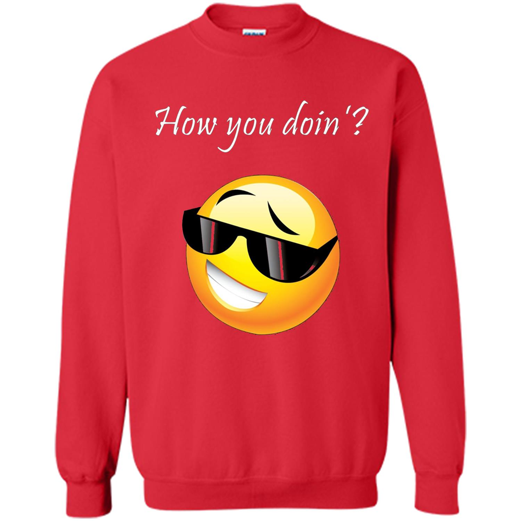 Cute Emotion T-shirt How You Doing Red