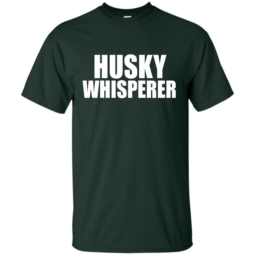 Husky Whisperer T-shirt Forest Green