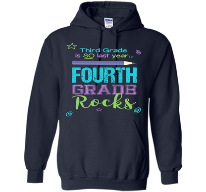 Fun Fourth Grade Rocks TShirt: 3rd Grade Is So Last Year Tee shirt Navy