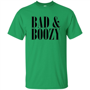 Bad And Boozy T-shirt Summer Beer Funny T-shirt