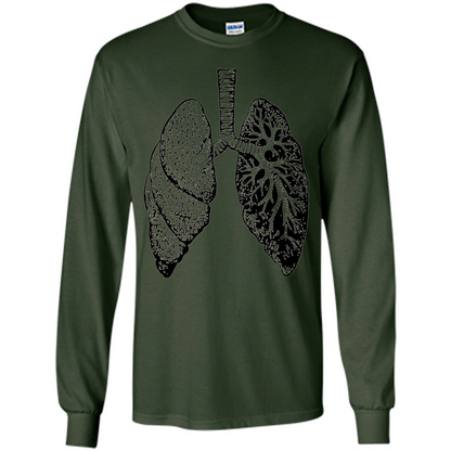 Lungs T-shirt Forest Green