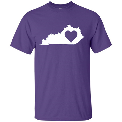 Kentucky Love T-Shirt Kentucky State T-shirt Purple