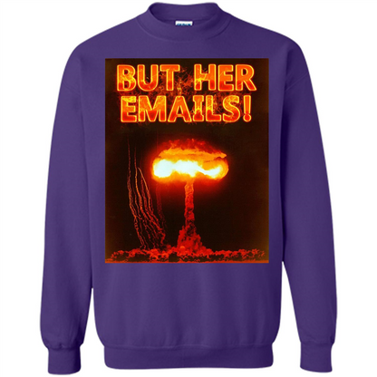 Funny American T-shirt But Her Emails Purple