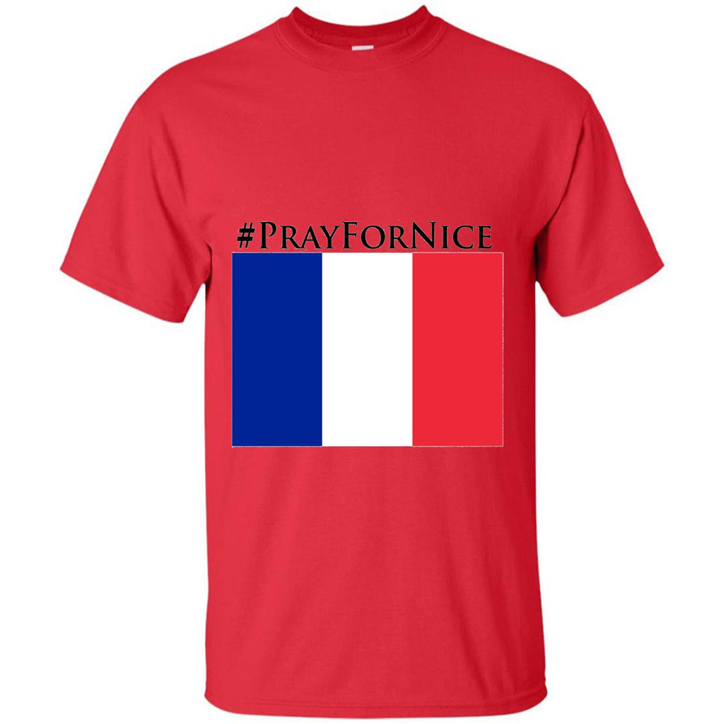 Pray For Nice T-shirt Red