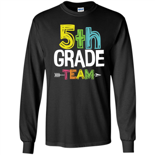 Back To School T-shirt Team Fifth Grade Teacher Black