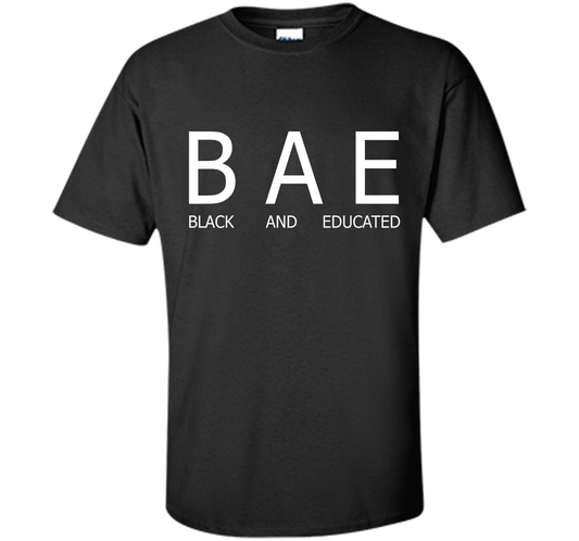 Bae Black And Educated T-shirt Black