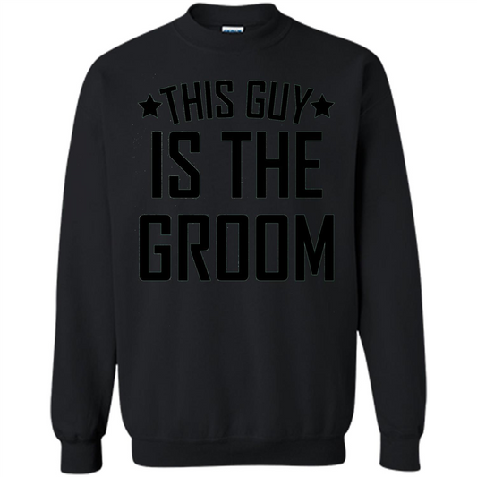 Men's This Guy Is The Groom Bachelor Party Wedding T-shirt Black