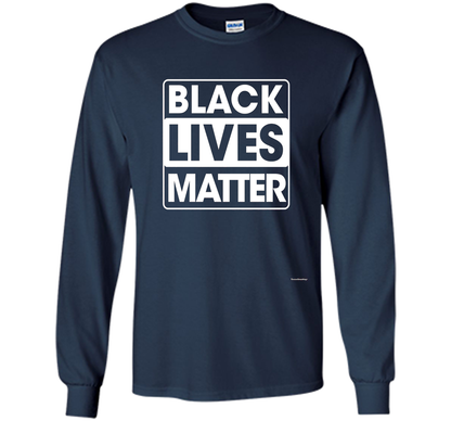 Black Lives Matter Tshirt - No To Racism Premium T-Shirt cool shirt Navy