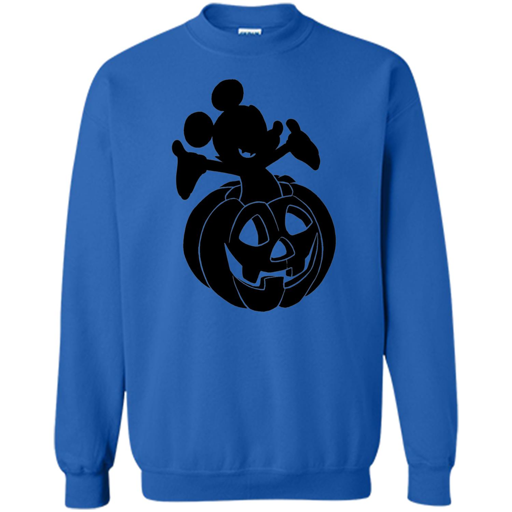 Mickey Mouse Halloween Pumpkin T-shirt Royal