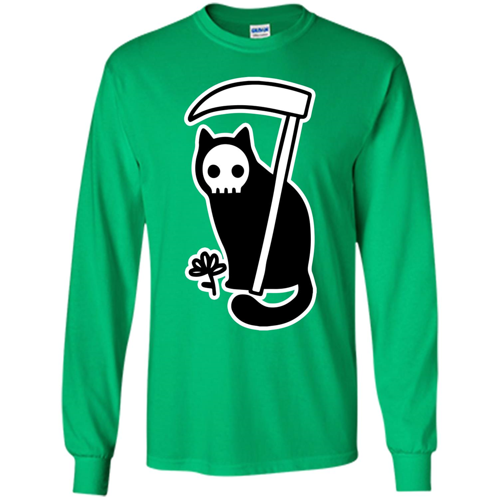Cat Grimm Reaper T-shirt Irish Green